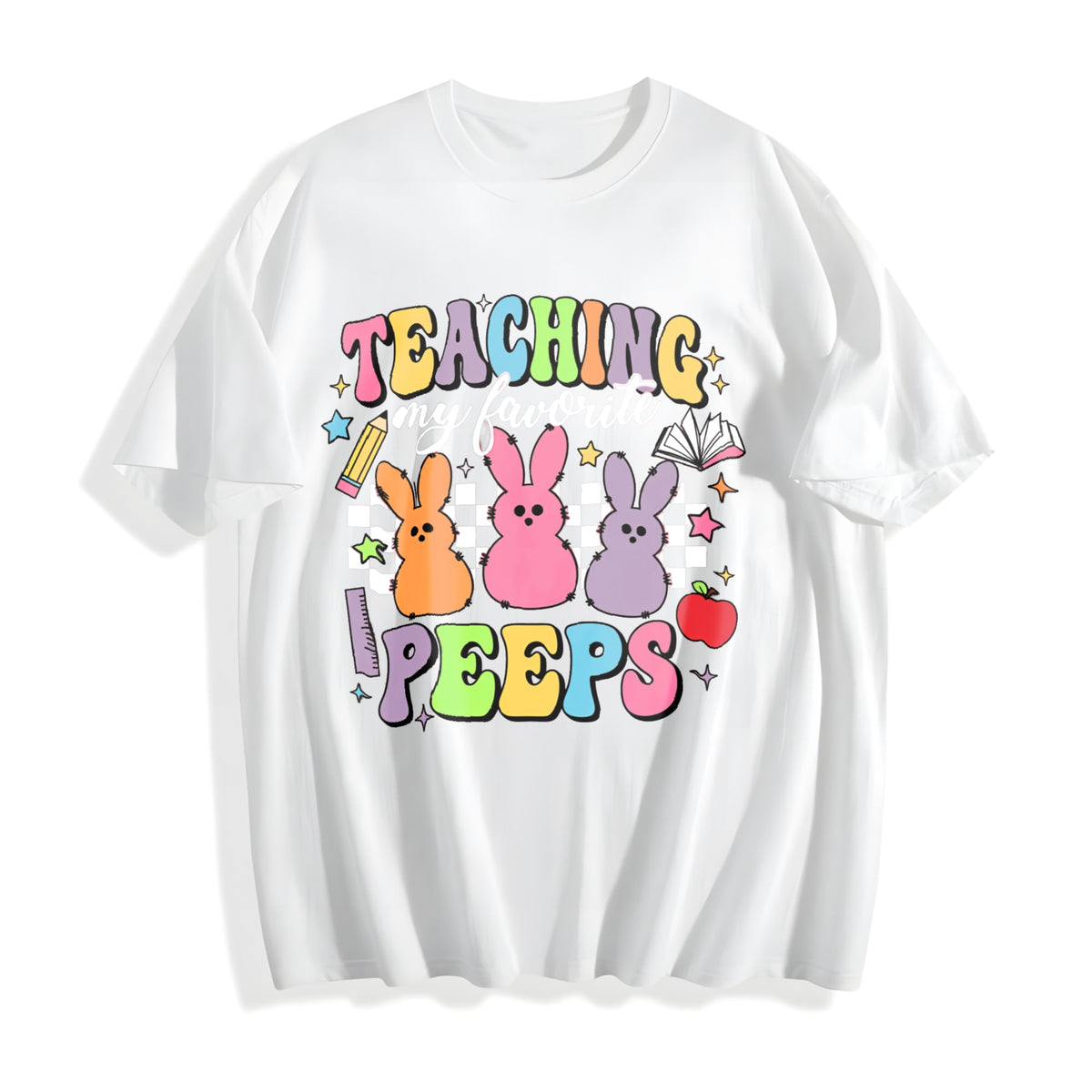 Teaching My Favorite Peeps Cotton T-Shirt product image 2