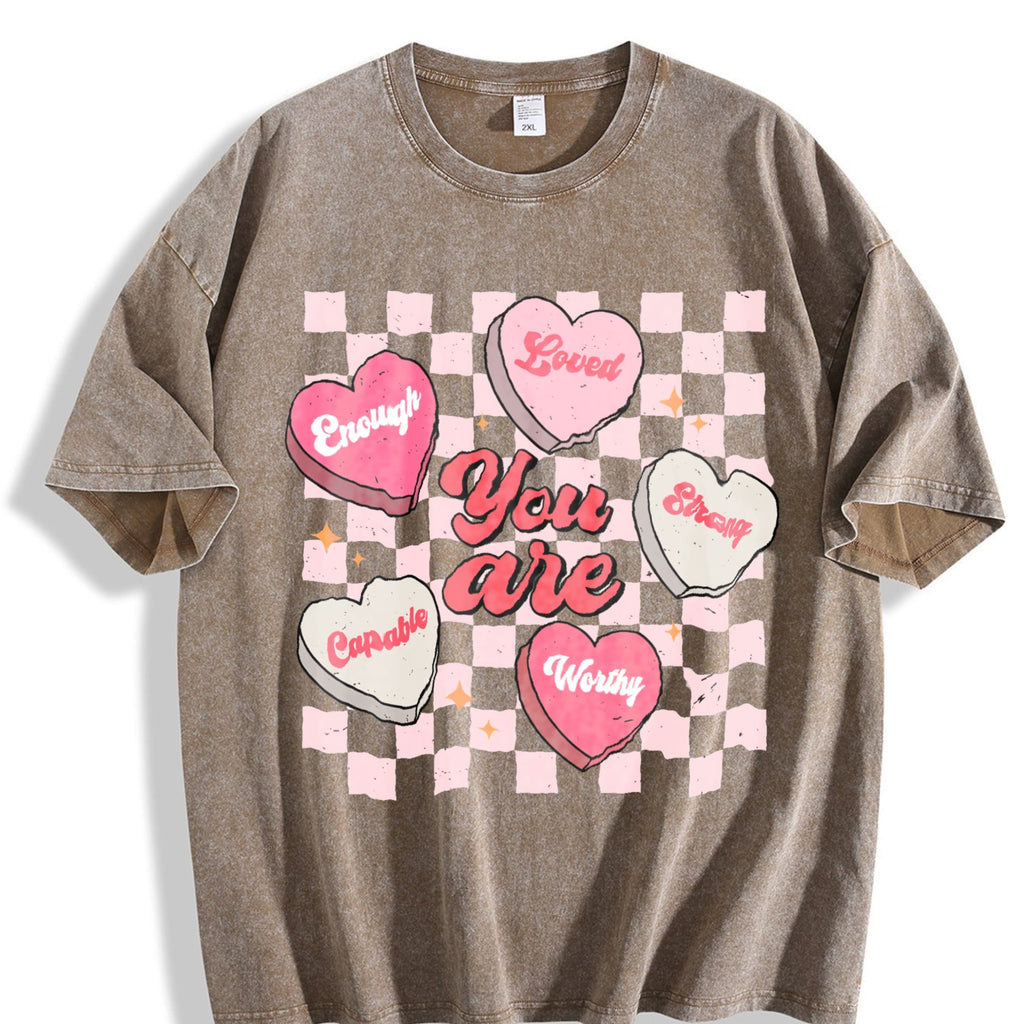 Valentine's Day Vintage Washed T-Shirt product image 3