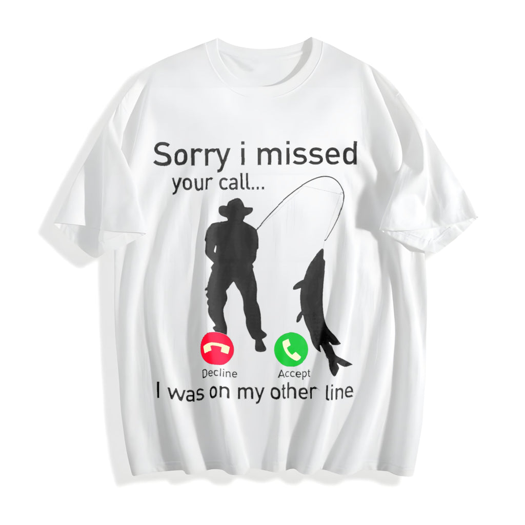 Fishing Phone Call With Line - Funny Fish Fisherman Cotton product image 2