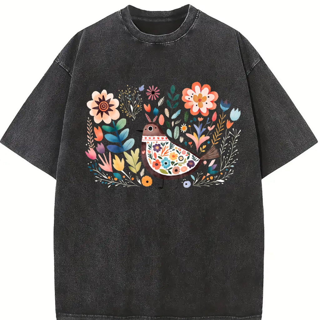 Mexican And Bohemian Vintage Washed T-Shirt product image 2
