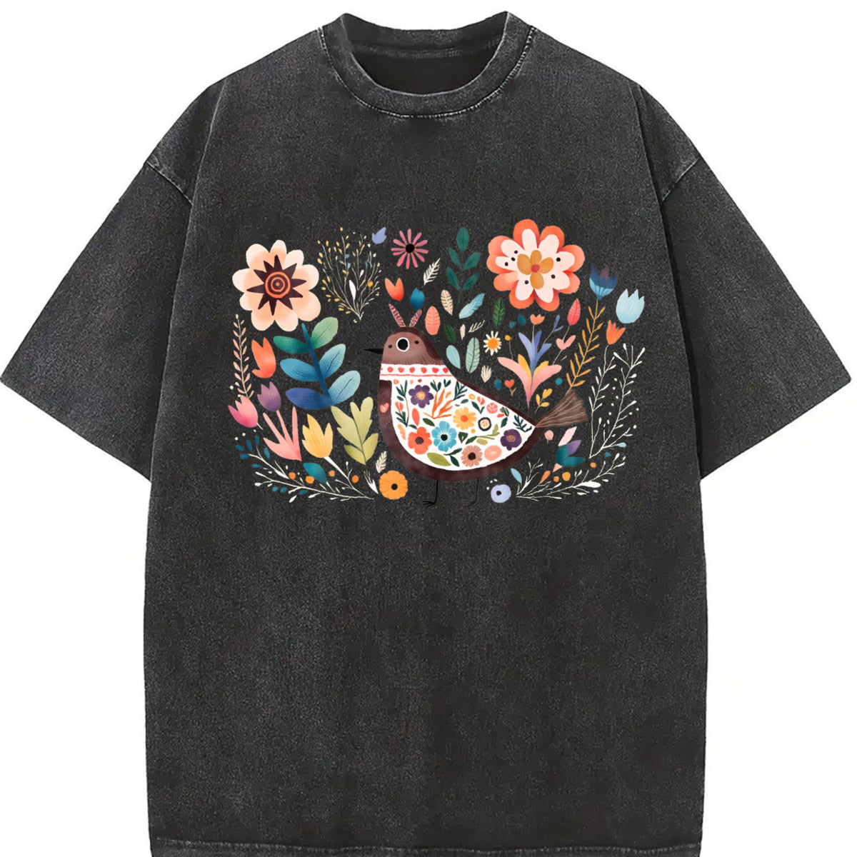 Mexican And Bohemian Vintage Washed T-Shirt product image 2