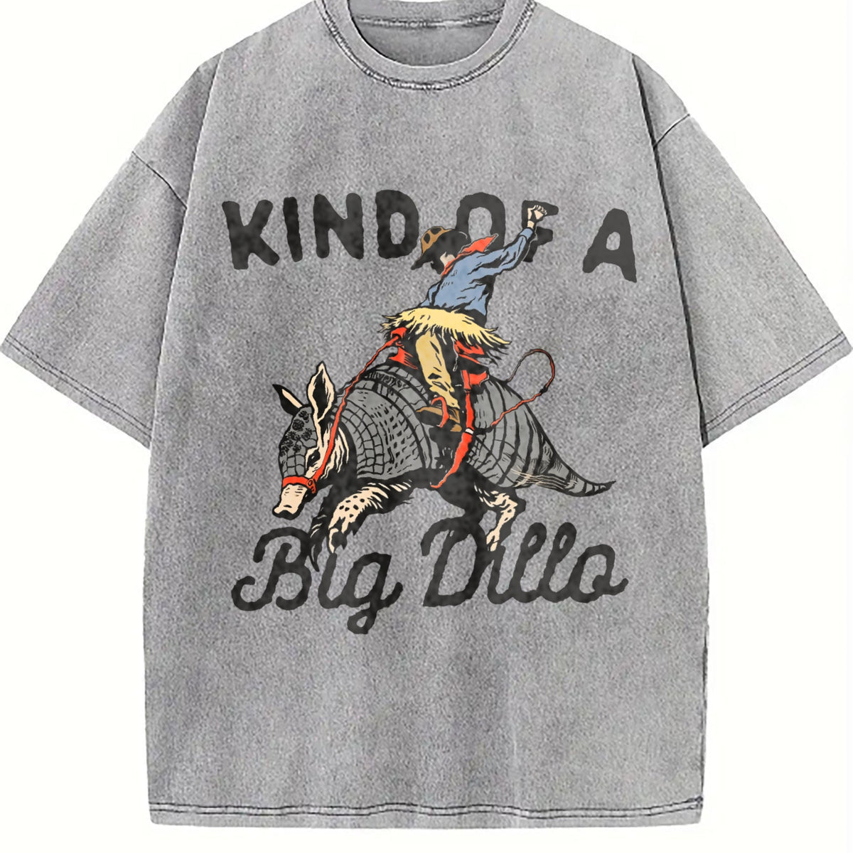 Armadillo Cowboy Kind Of A Big Dillo Funny Western Vintage product image 4