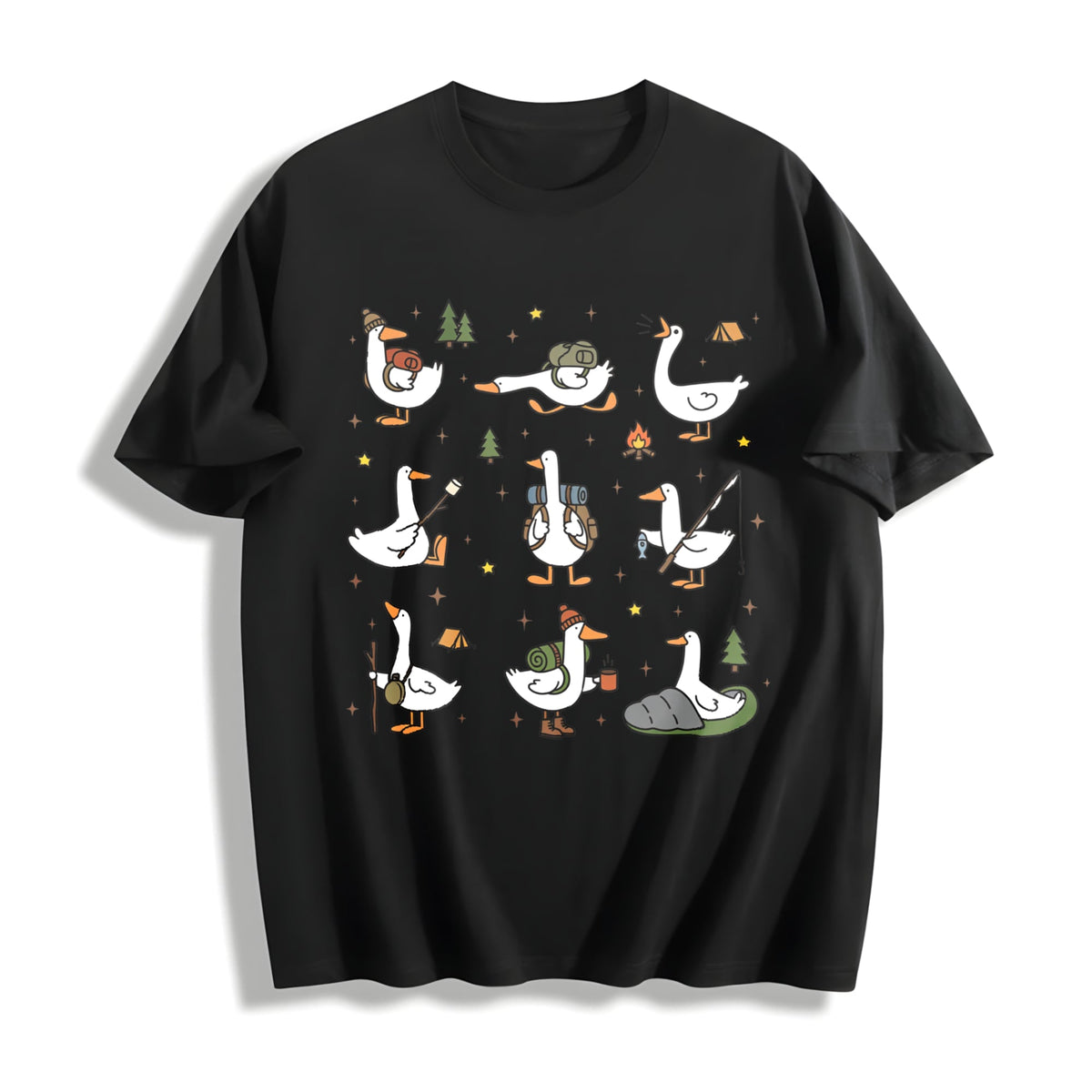 Silly Goose Hiking Cotton T-Shirt product image 1