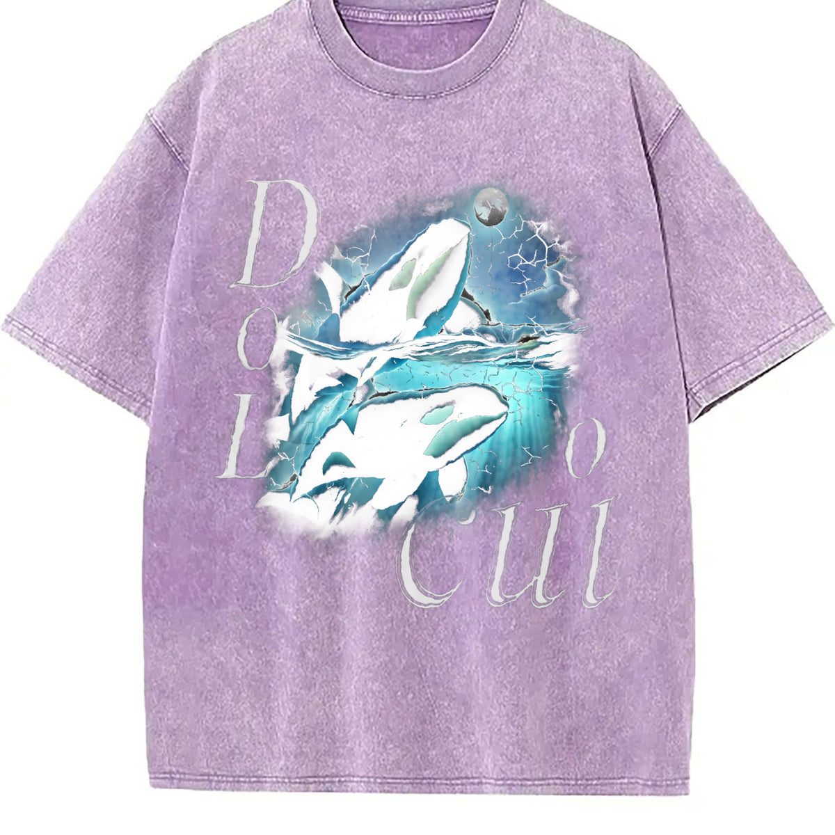 Two Orca Moon Vintage Washed T-Shirt product image 6