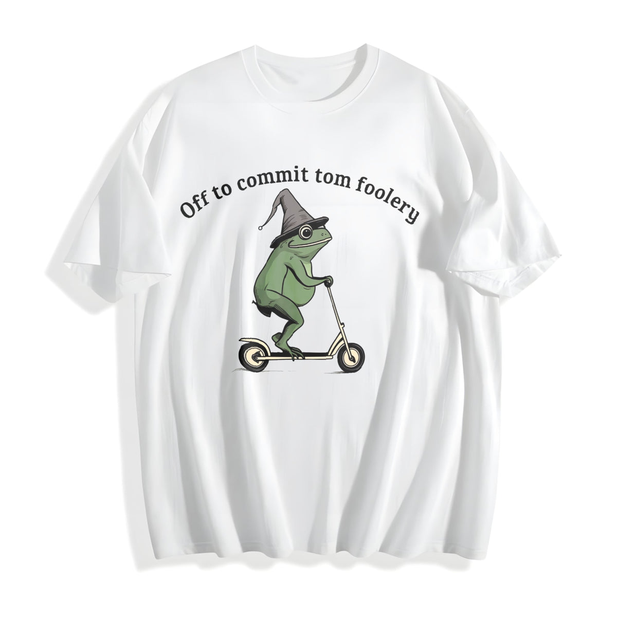 Off To Commit Tom Foolery Frog Cotton T-Shirt product image 2