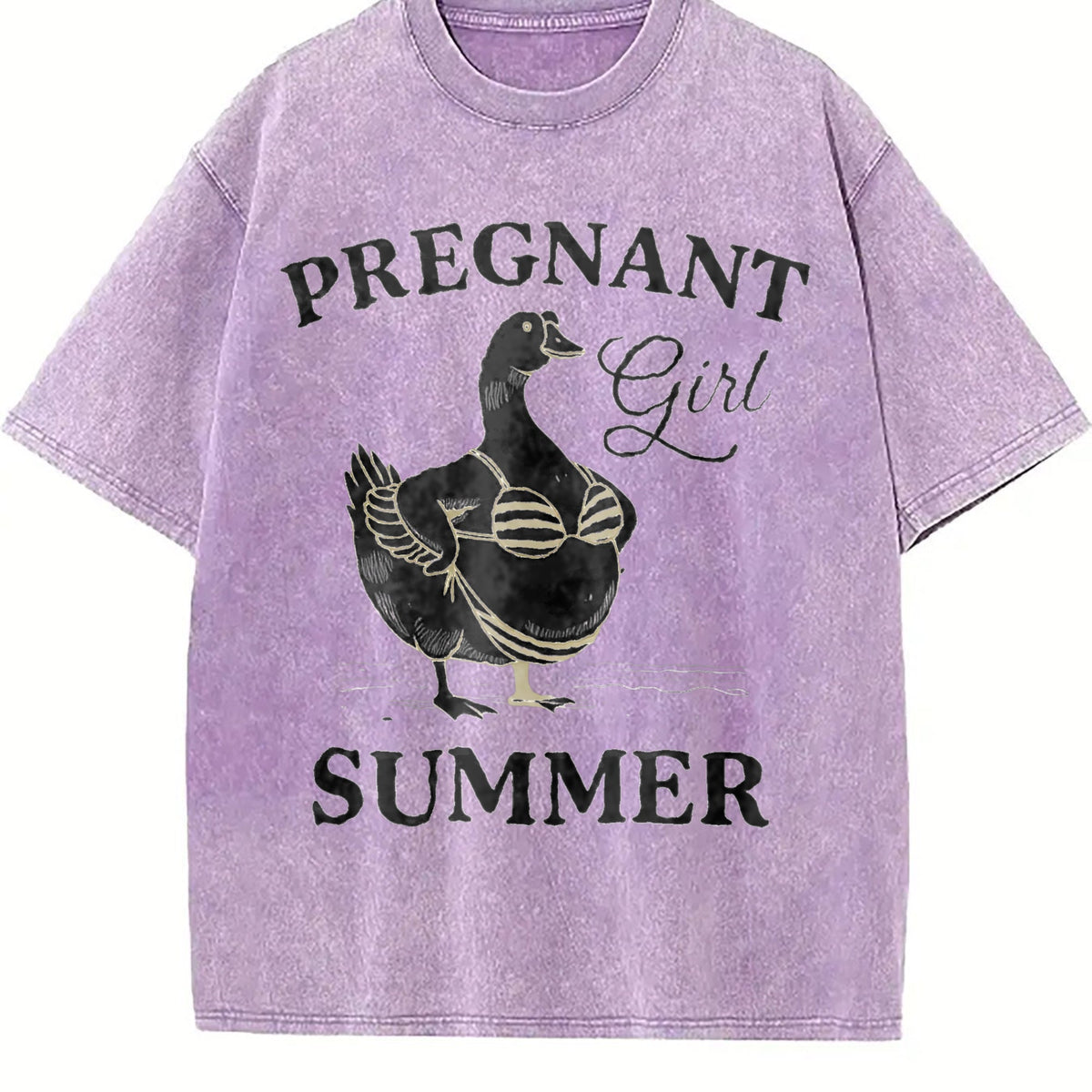 Pregnant Girl Summer Bikini Goose Parody Funny Meme Vintage product image 6