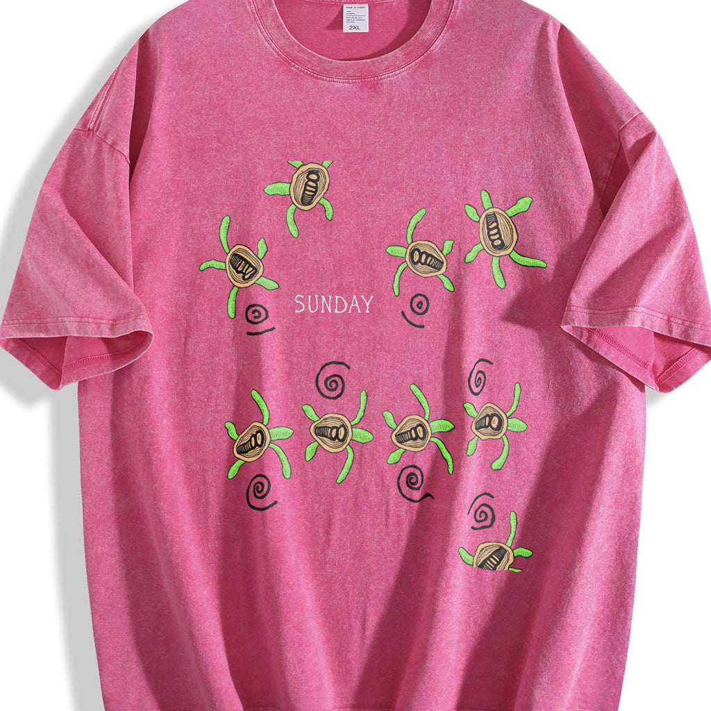 Sea Turtle Summer Vintage Washed T-Shirt product image 7