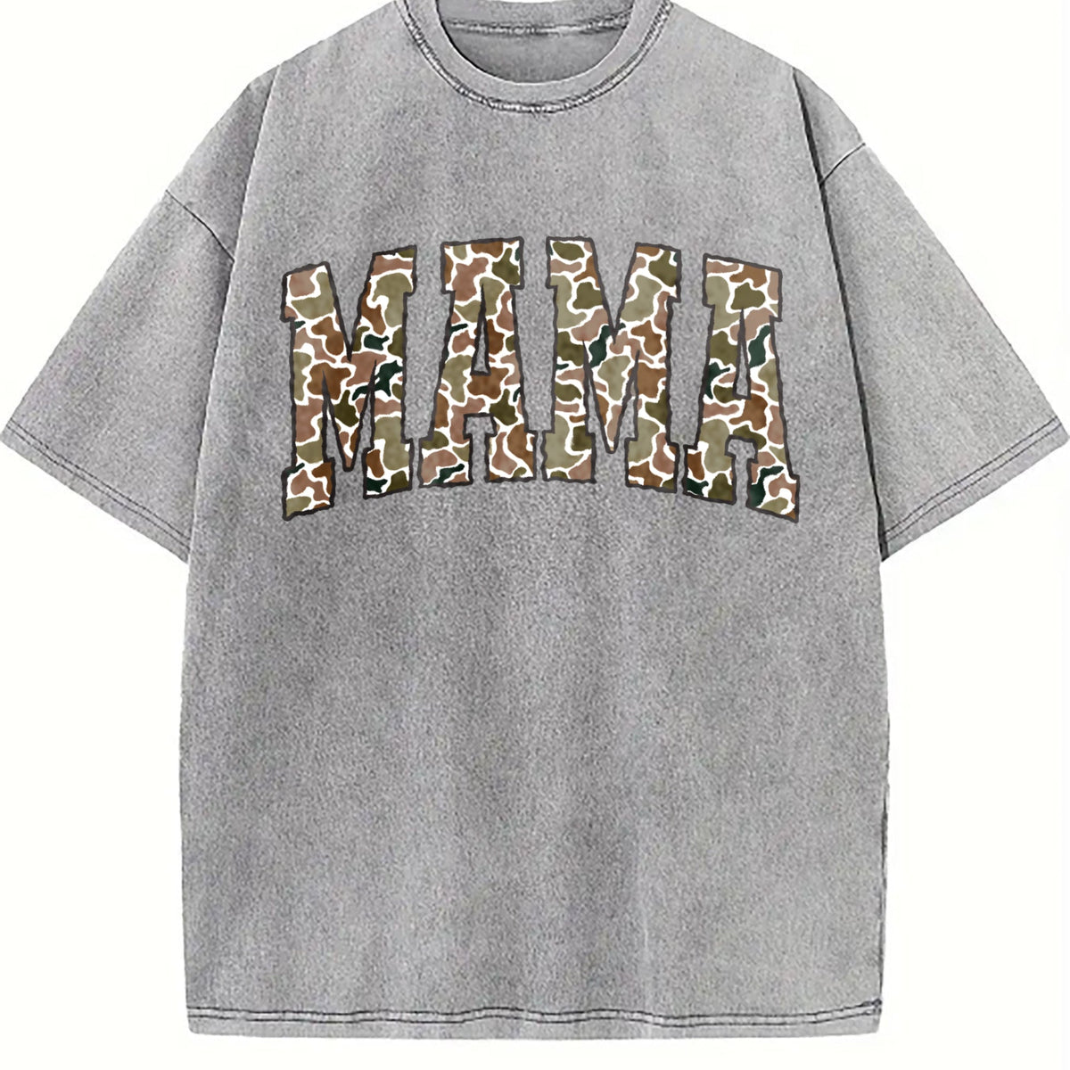 Camouflage Mama Vintage Washed T-Shirt product image 4