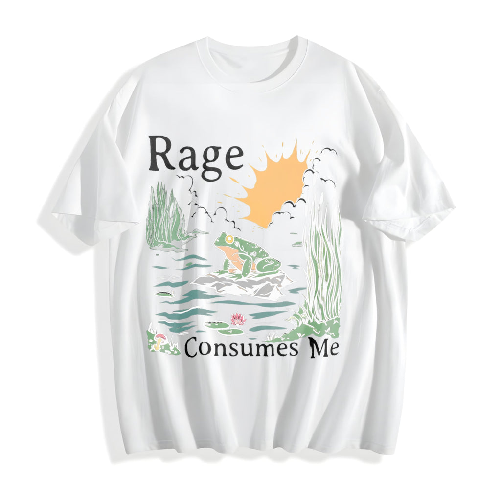 Rage Consumes Me Cotton T-Shirt product image 2