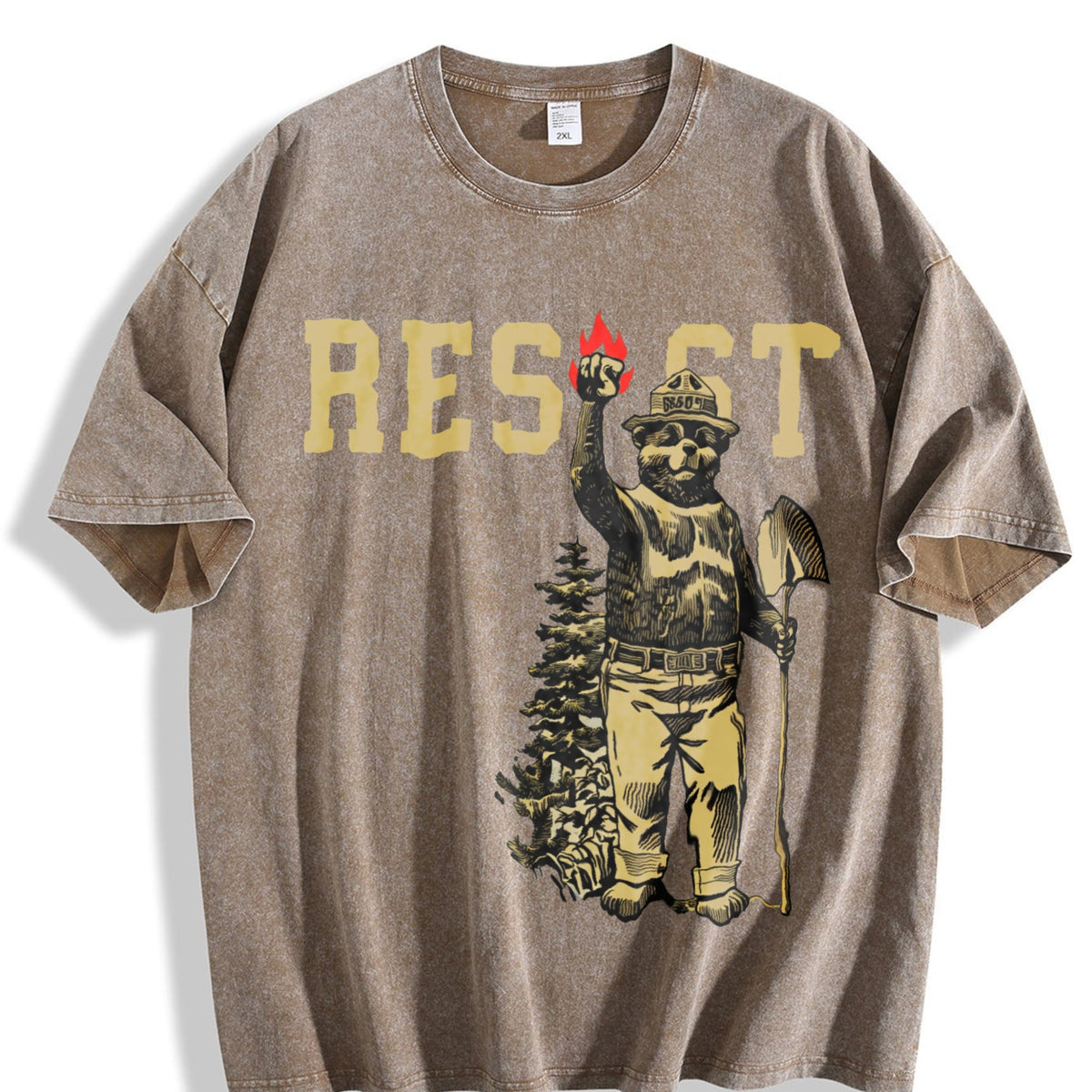 Smokey Bear Resist Vintage Washed T-Shirt product image 3