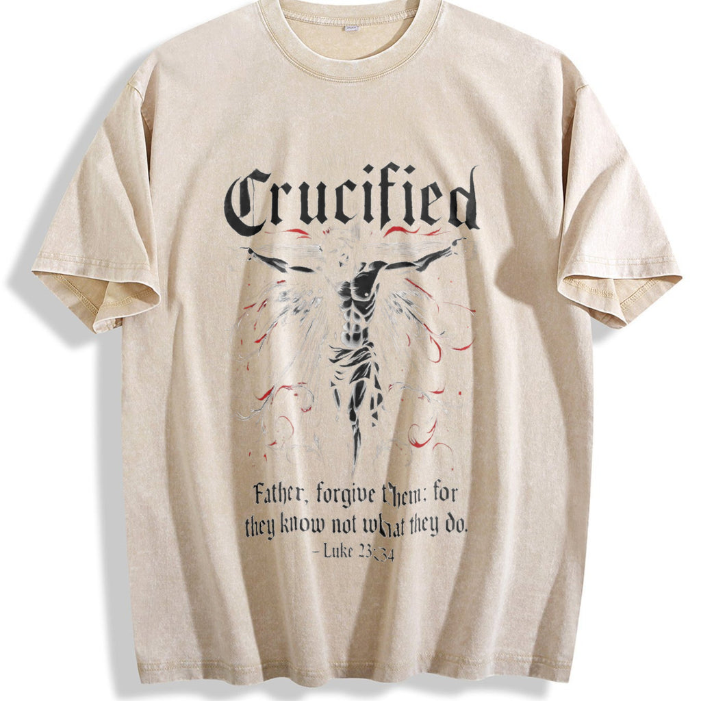 Crucified 90s Vintage Washed T-Shirt product image 1