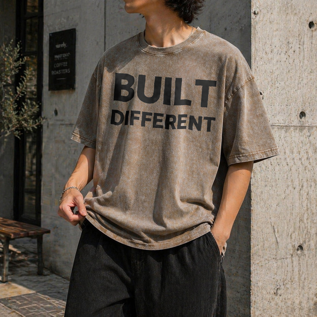 Built Different Vintage Washed T-Shirt product image 3