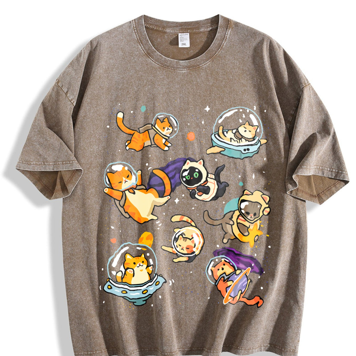 Humorous Galaxy-themed Cat Astronaut Cats In Space Vintage product image 3