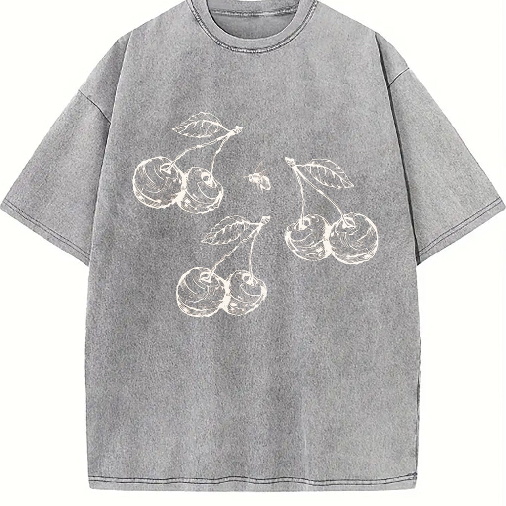 Cherries 90s Vintage Washed T-Shirt product image 5