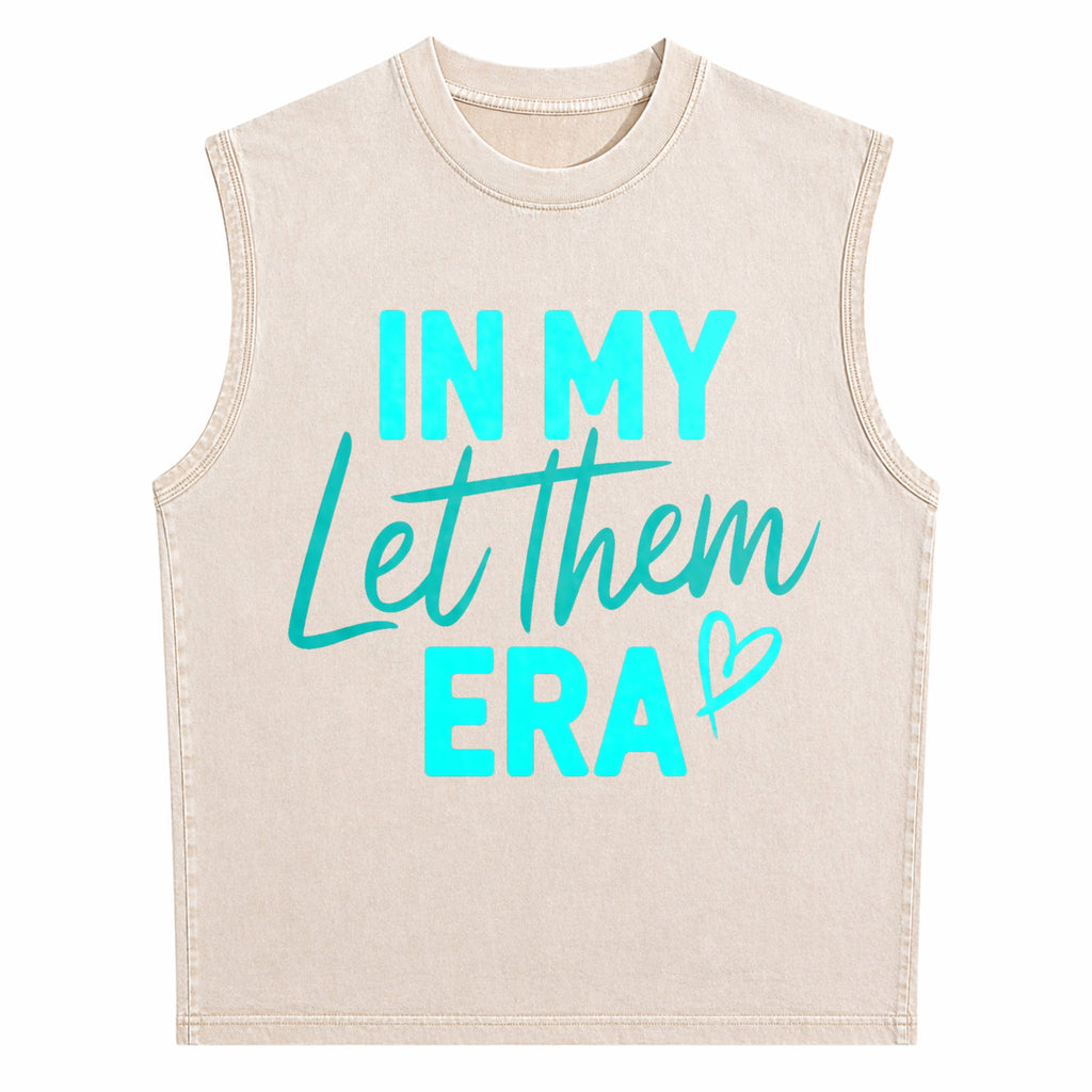 In My Let Them Era Men's Washed Tank Top