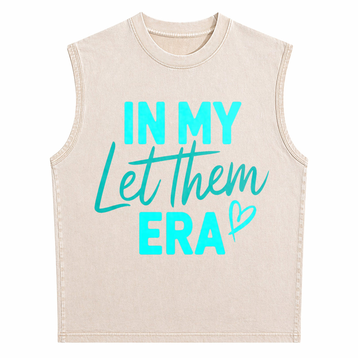 In My Let Them Era Men's Washed Tank Top