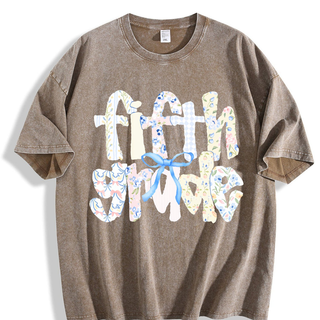 Fifth Grade Teacher Vintage Washed T-Shirt product image 3