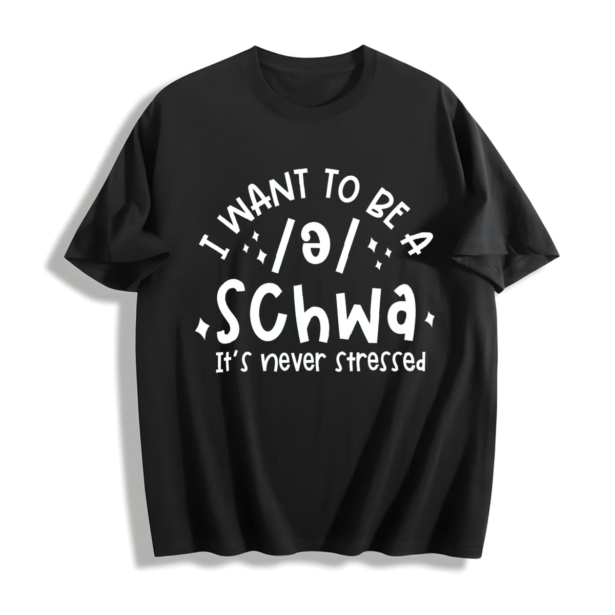 Schwa For Teacher Cotton T-Shirt product image 1