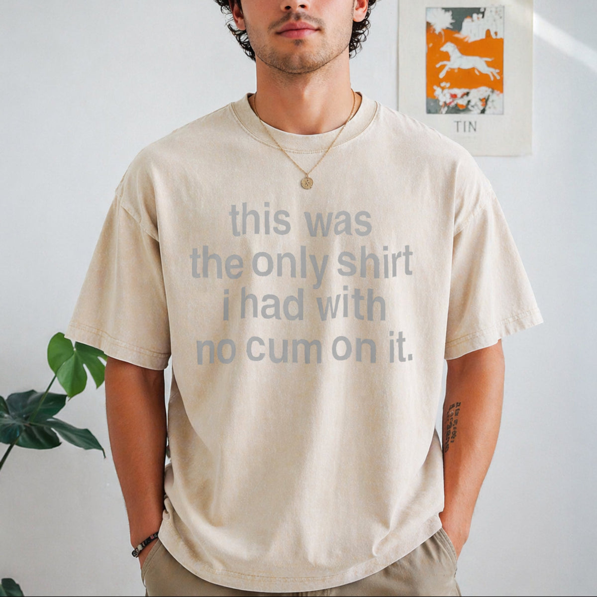 Ootd This Was The Only L Had With No Cum Onit Funny Vintage product image 1