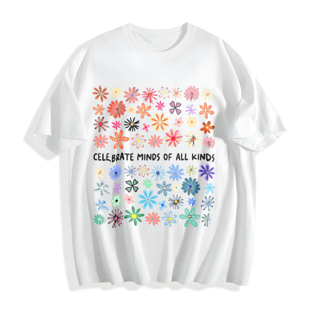 Celebrate Minds Of All Kinds Cotton T-Shirt product image 2