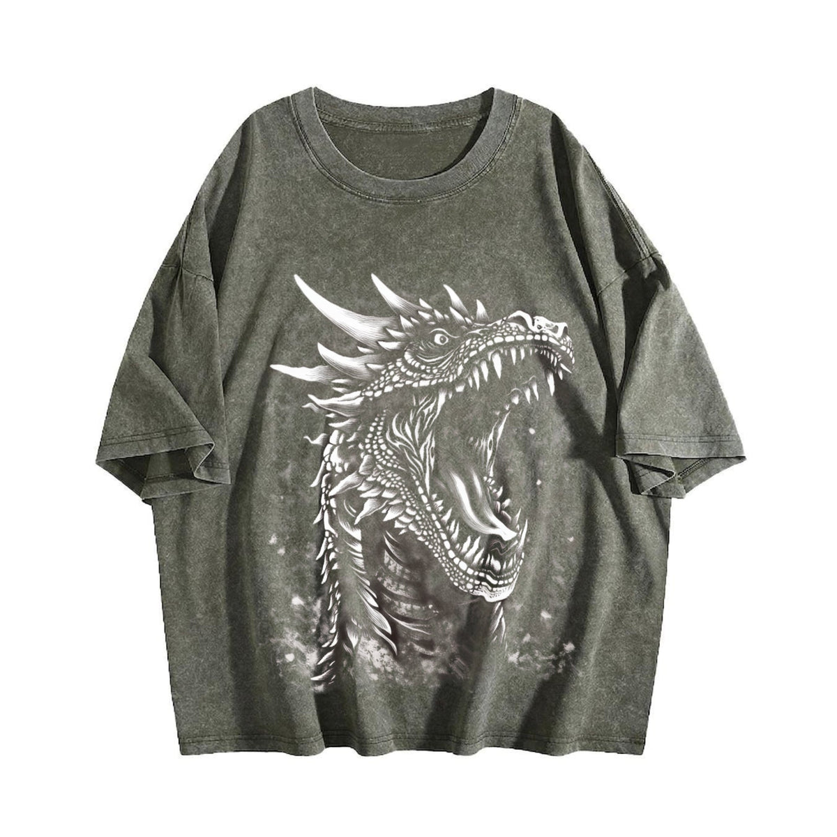 Dragon Fantasy Vintage Washed T-Shirt product image 4