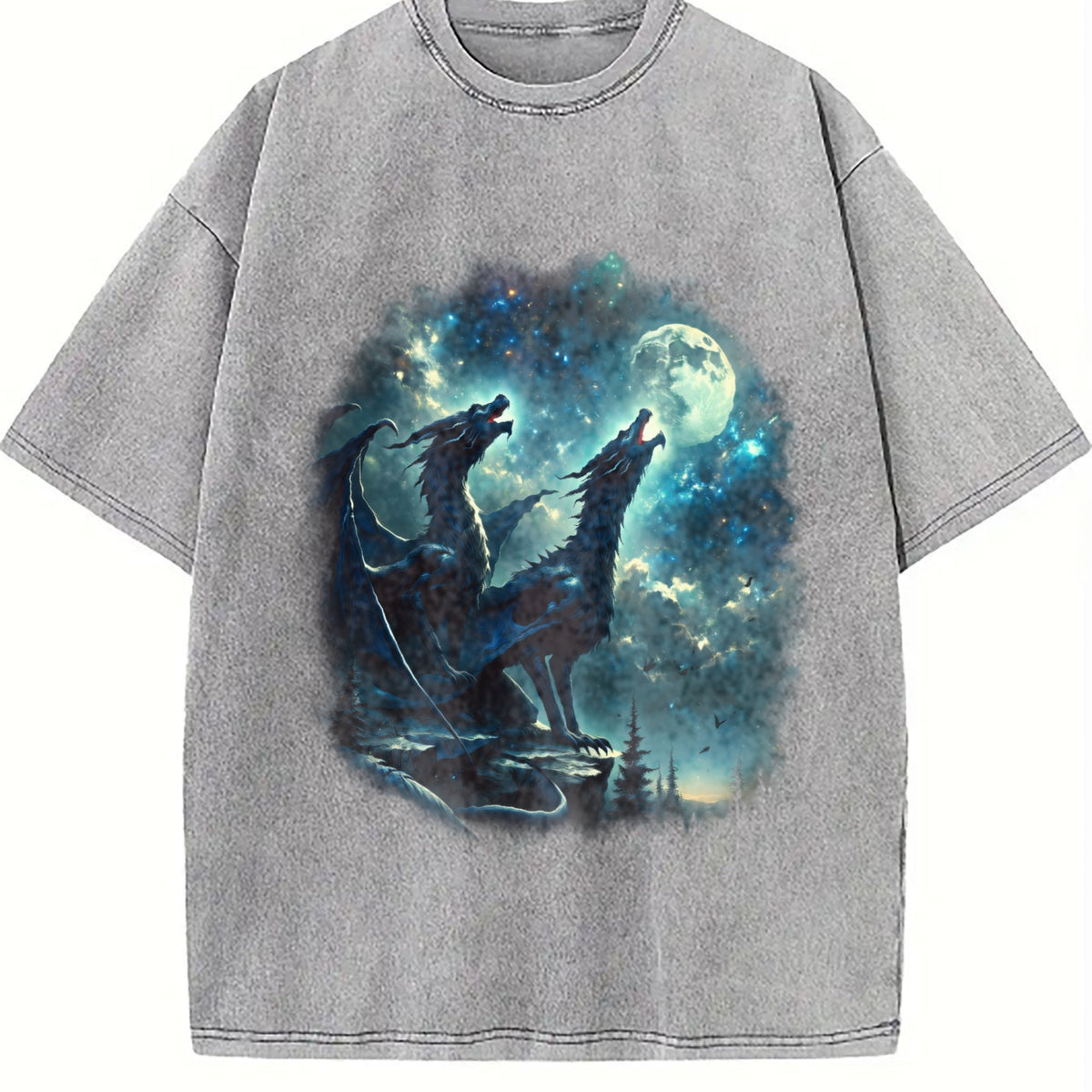 Two Dragon Vintage Washed T-Shirt product image 5