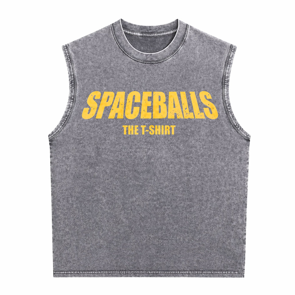 Spaceballs Movie - Classic Sci-fi Comedy Film Fan Men's Washed Tank Top