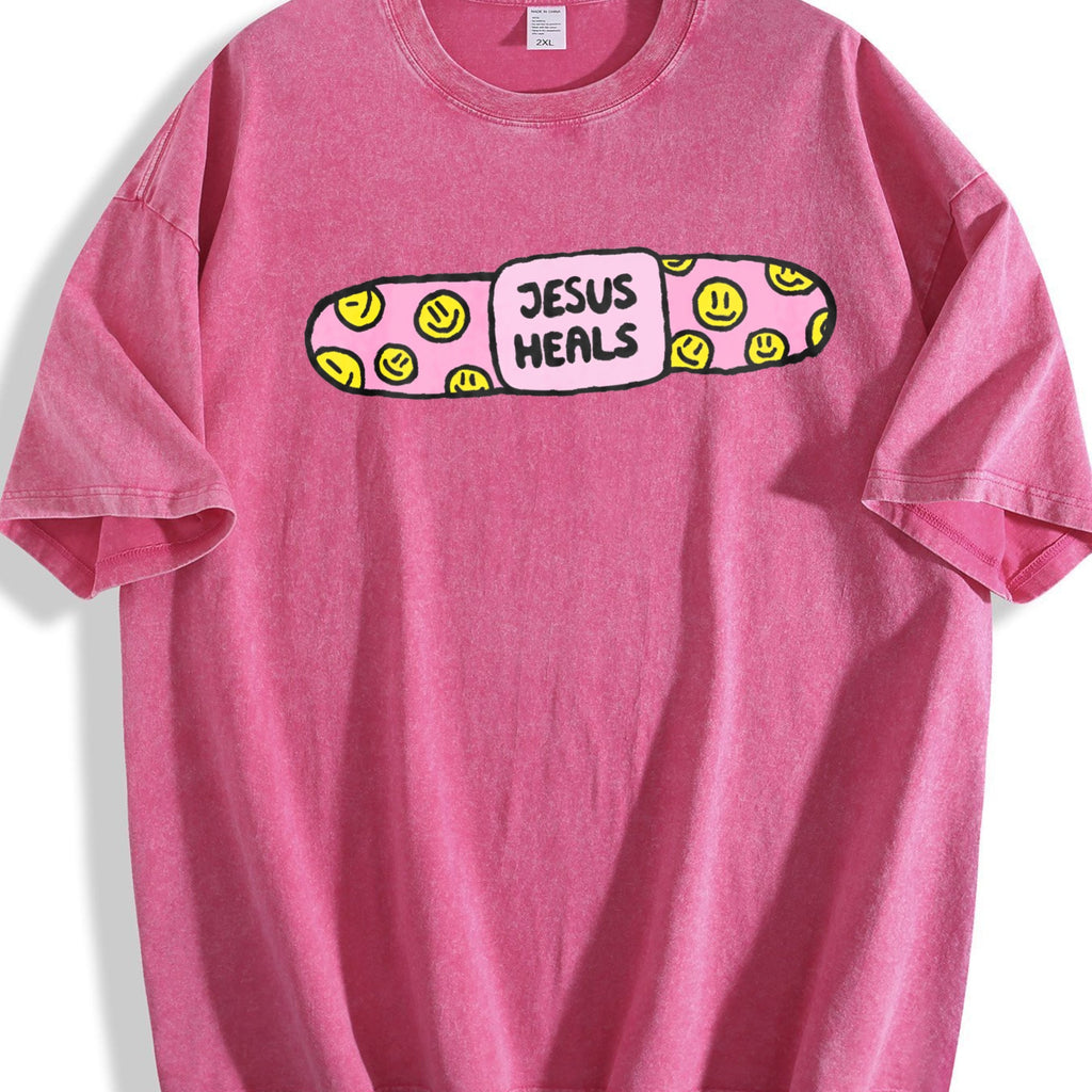 Jesus Heals Vintage Washed T-Shirt product image 5