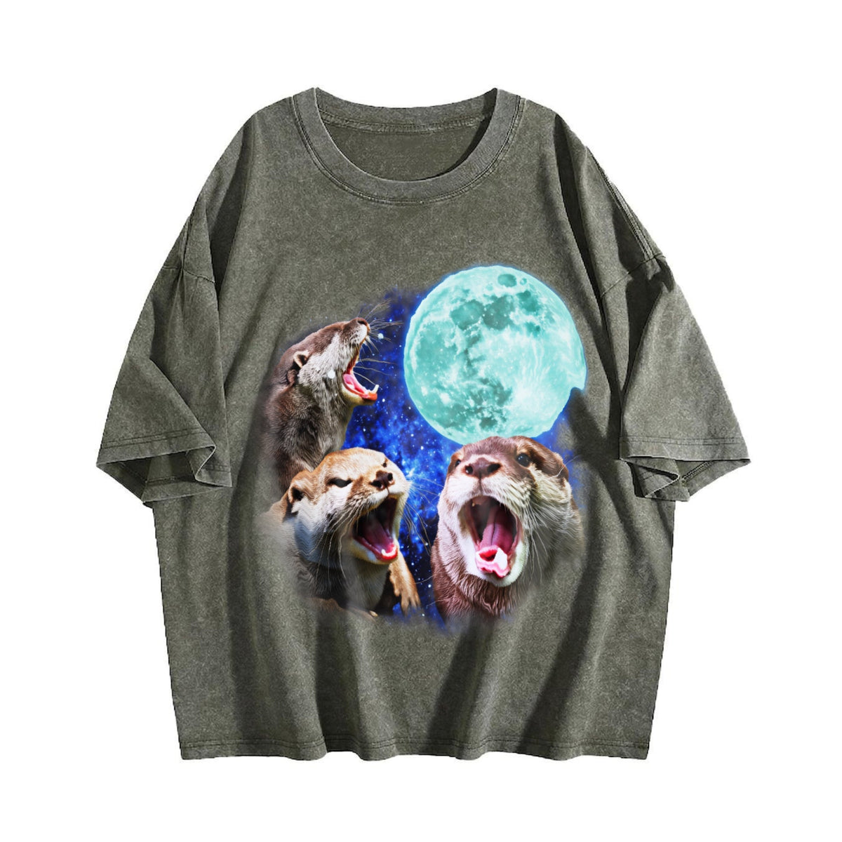Three Otters Vintage Washed T-Shirt product image 4