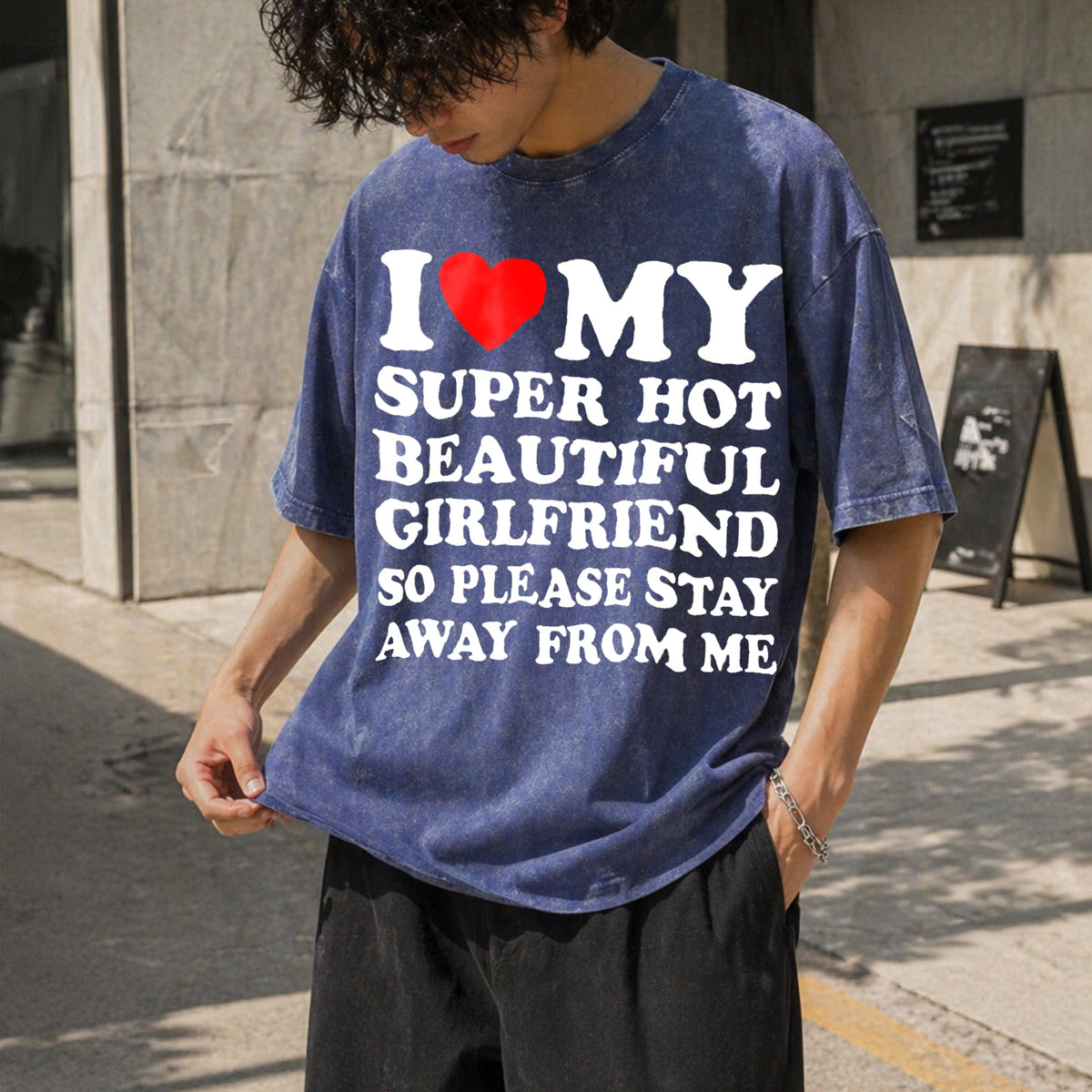 I Love My Super Hot Beautiful Classic Vintage Washed T-Shirt product image 8