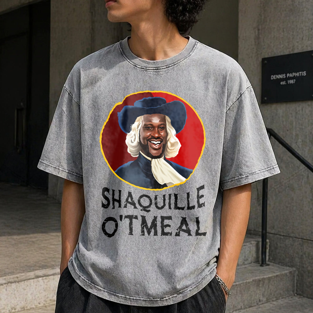 Shaquille O'tmeal Vintage Washed T-Shirt product image 5