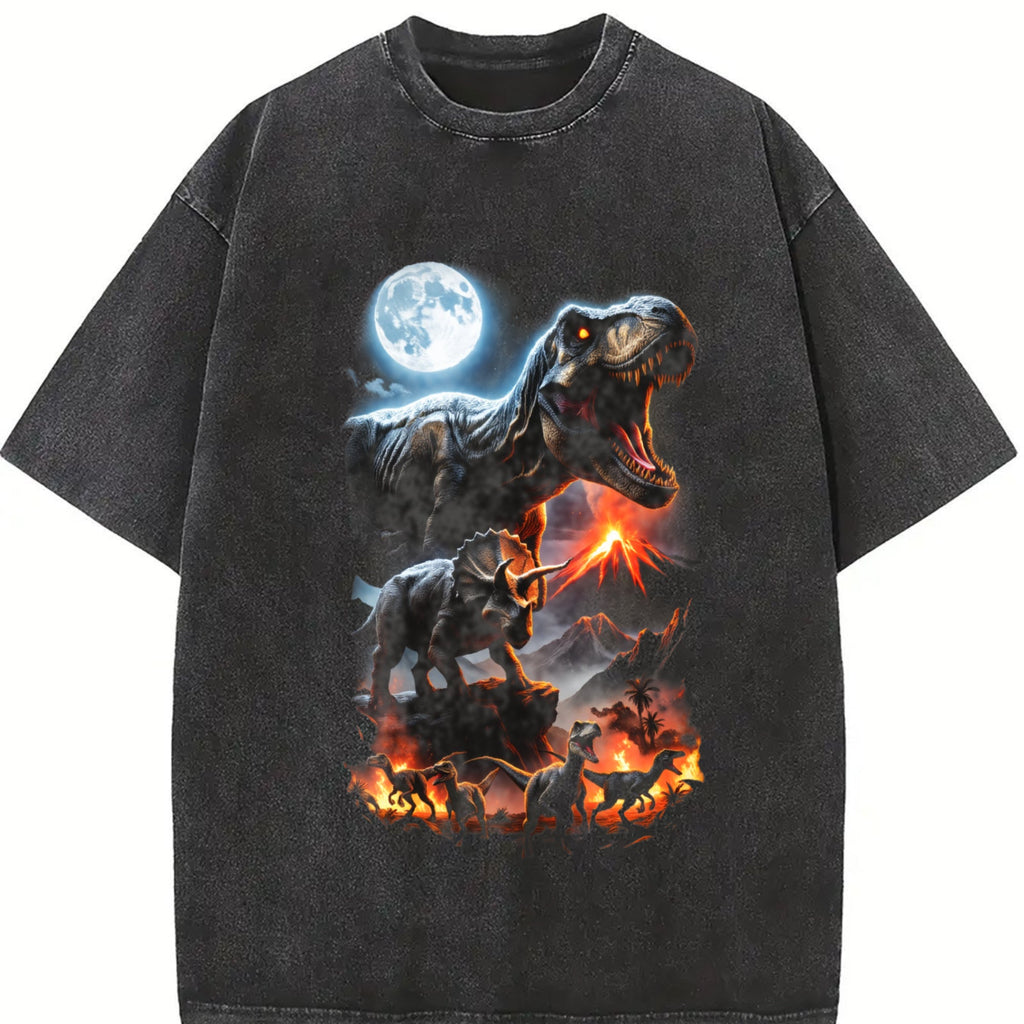 Dinosaur 90s Vintage Washed T-Shirt product image 2