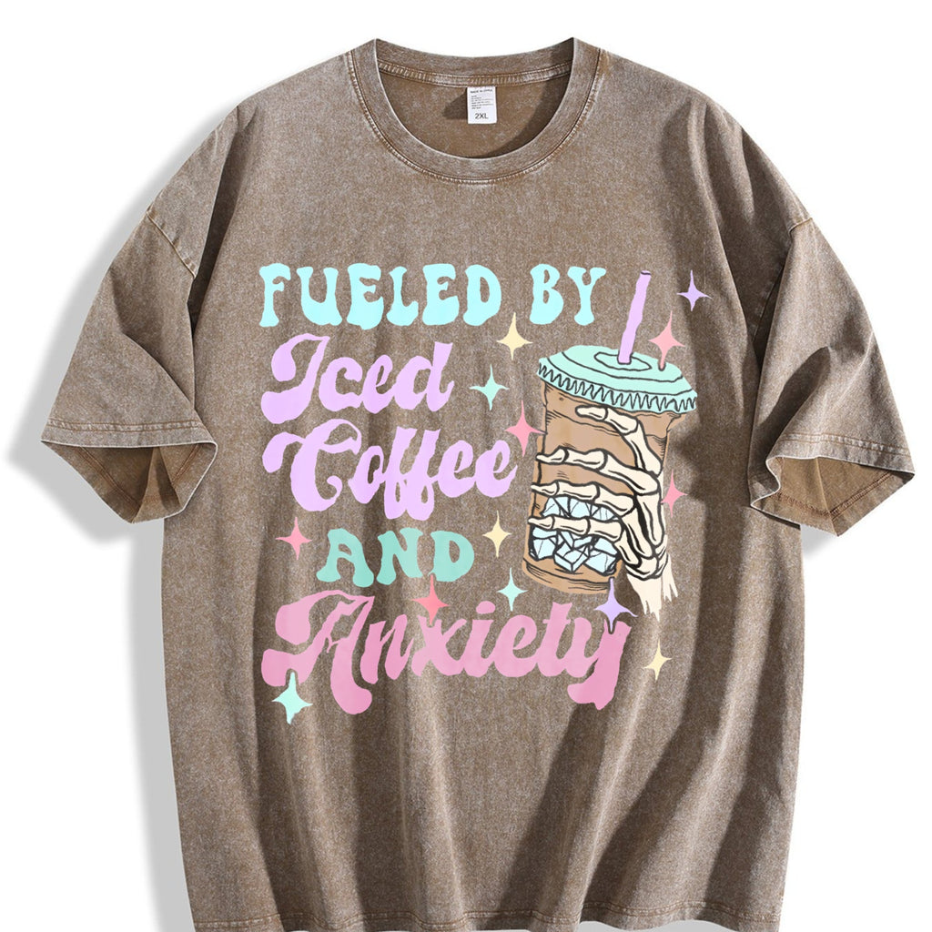 Iced Coffee & Anxiety Mental Awareness - With Vintage product image 3