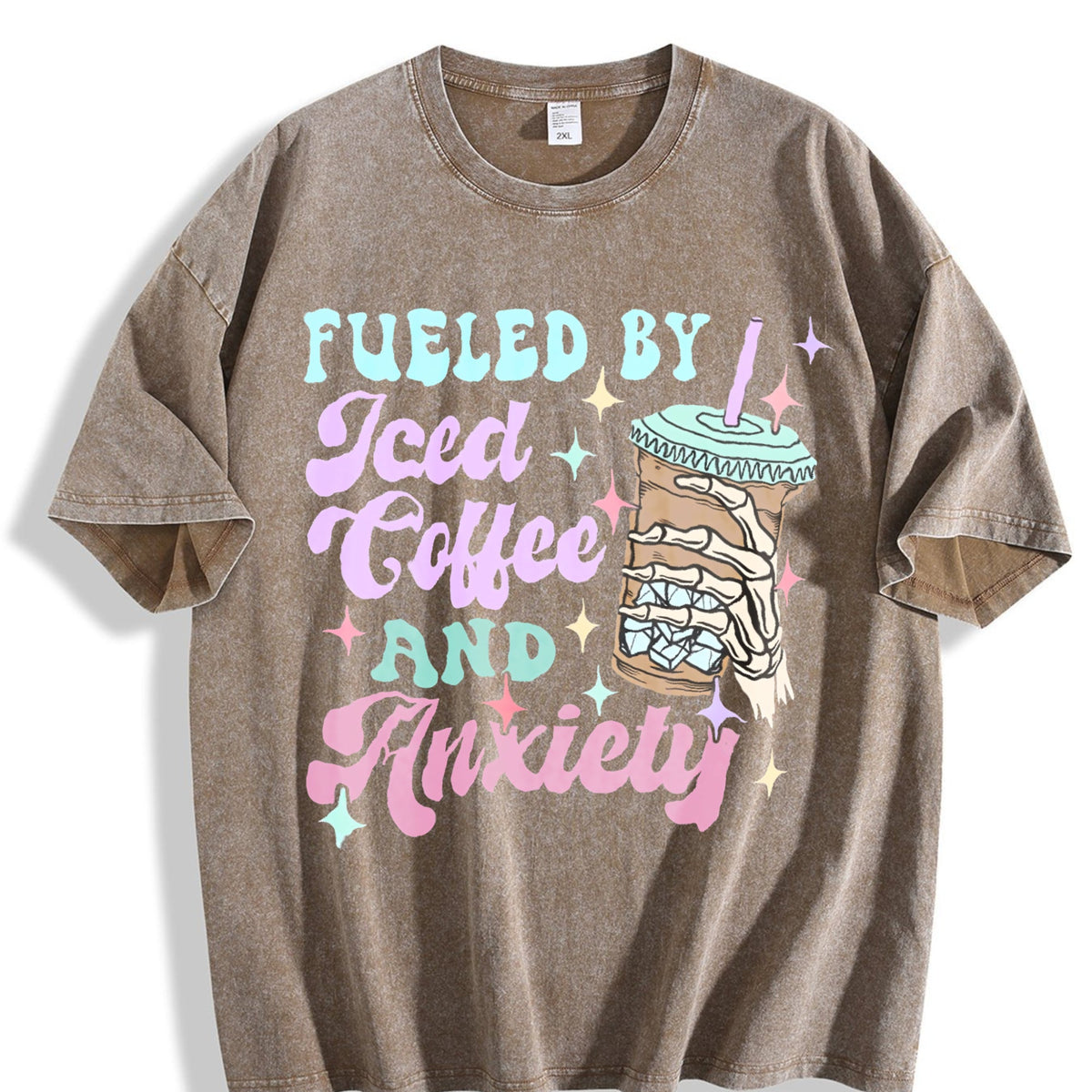 Iced Coffee & Anxiety Mental Awareness - With Vintage product image 3