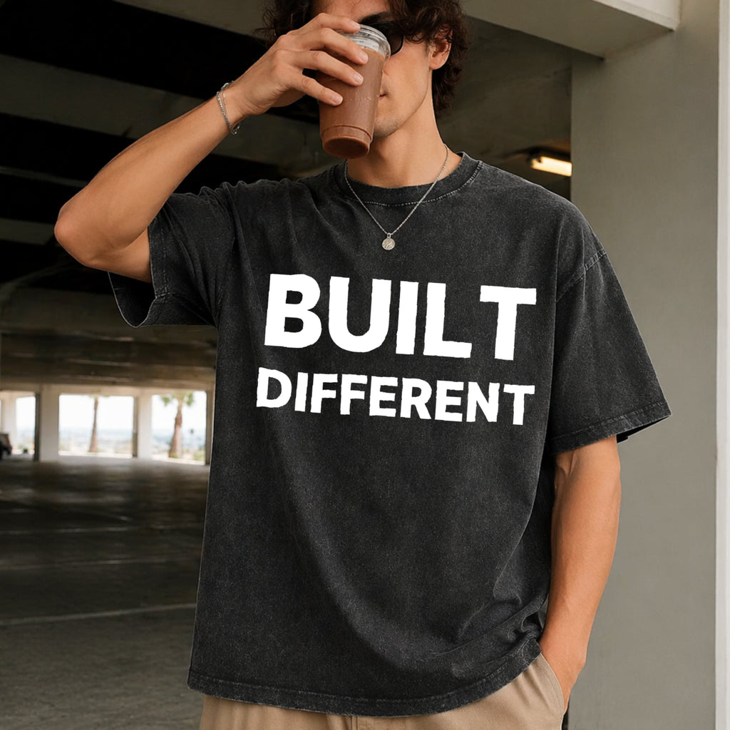 Built Different Vintage Washed T-Shirt product image 2