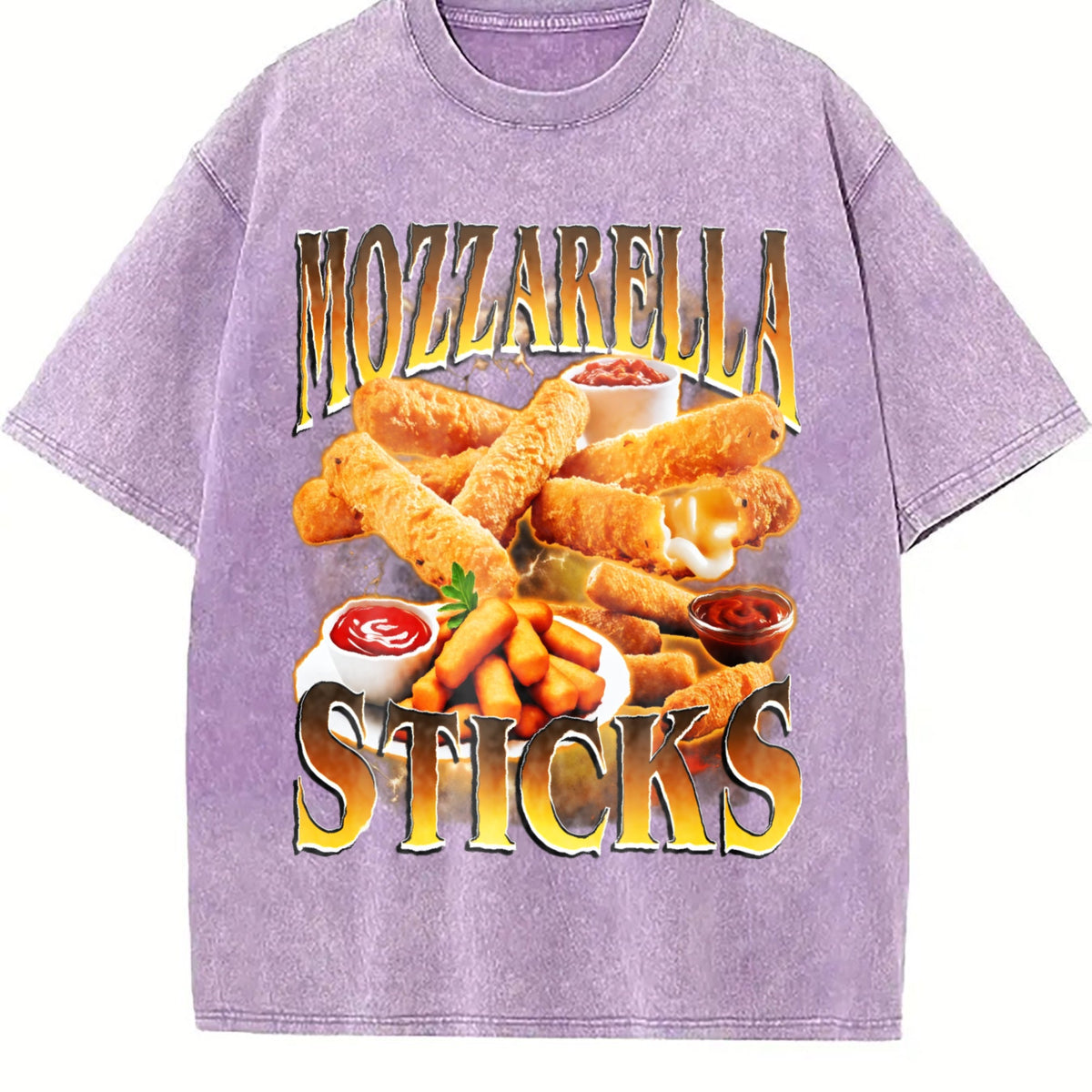 Mozzarella Sticks Vintage Washed T-Shirt product image 6