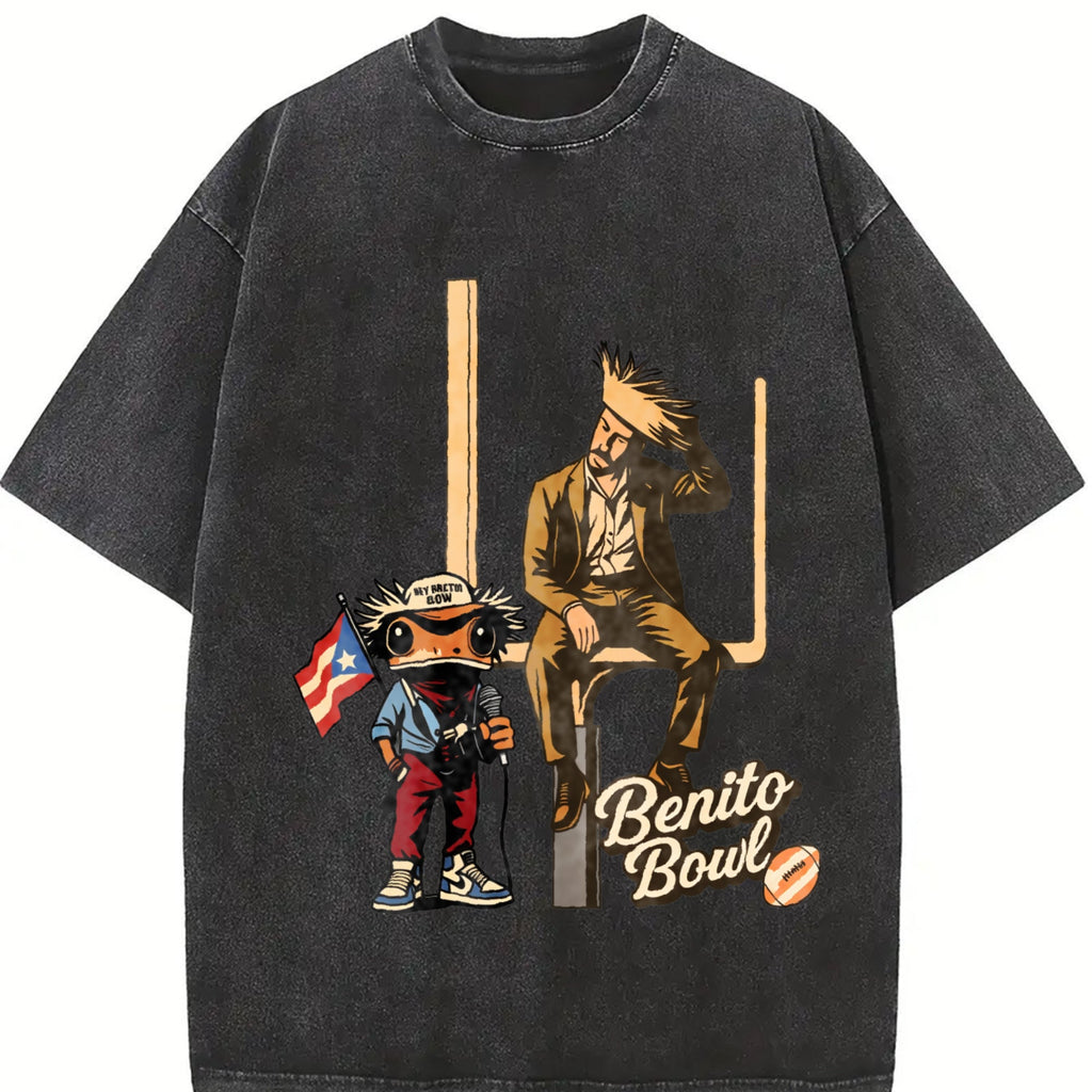 Benito Bowl Halftime - Single-sided Vintage Washed T-Shirt product image 2