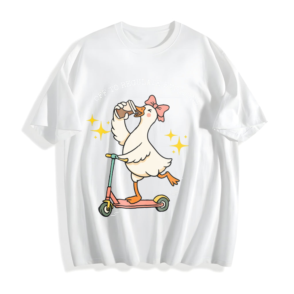 Off To Regulate Emotions Cotton T-Shirt product image 2