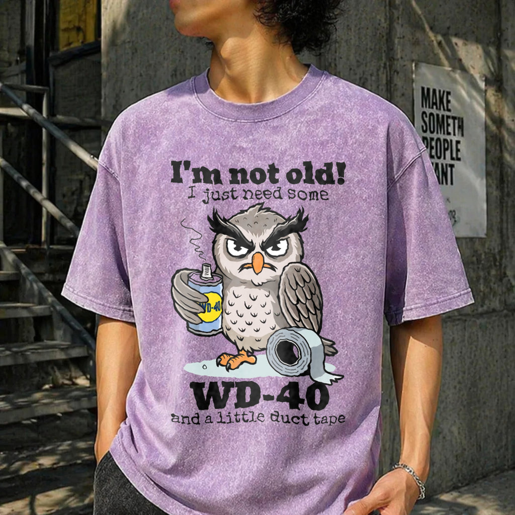 Owl I'm Not Old I Just Need Some Vintage Washed T-Shirt product image 6