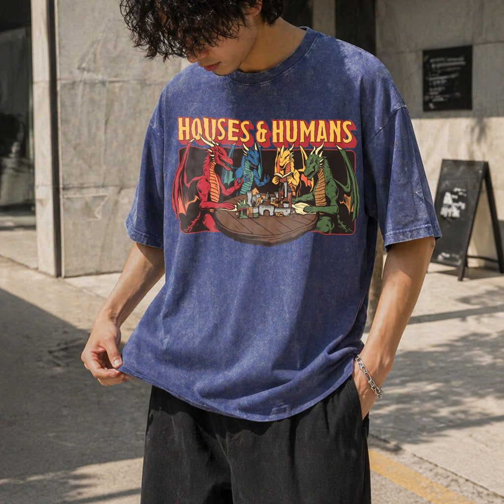 Houses And Humans Vintage Washed T-Shirt product image 8