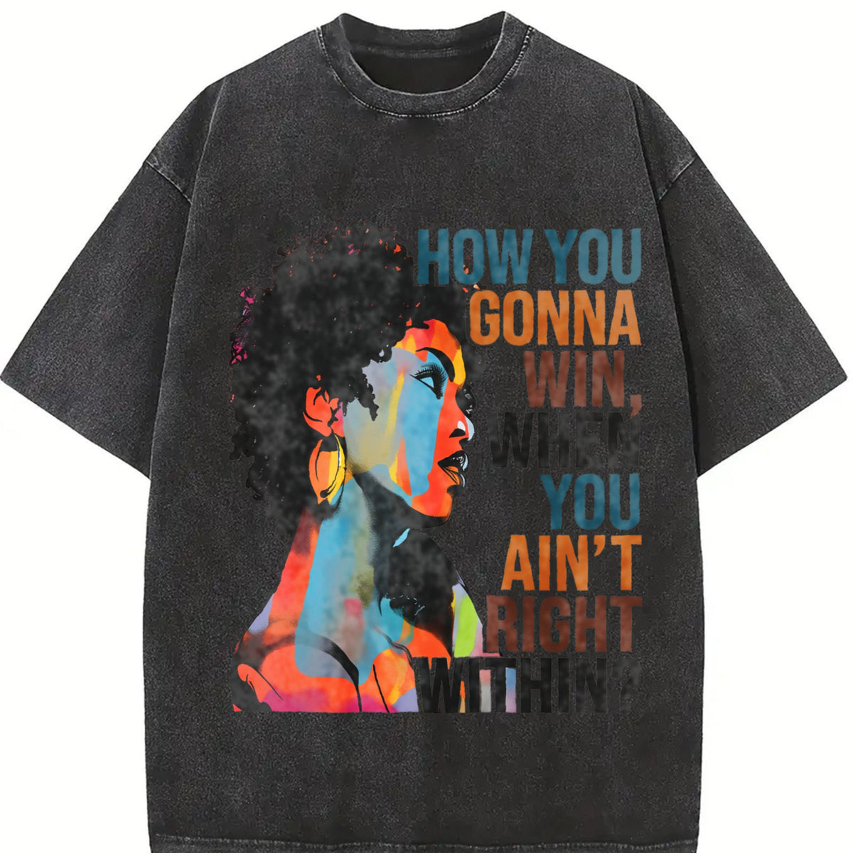 How You Gonna Win When Ain't Right Within Vintage Washed product image 2