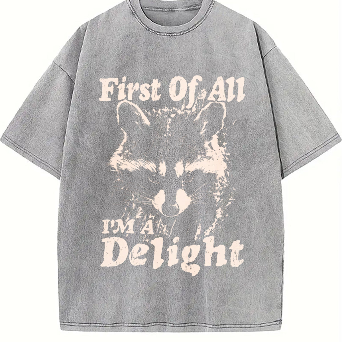 Fun First I Am Joy Raccoon -brown With Cute Animal Face product image 4