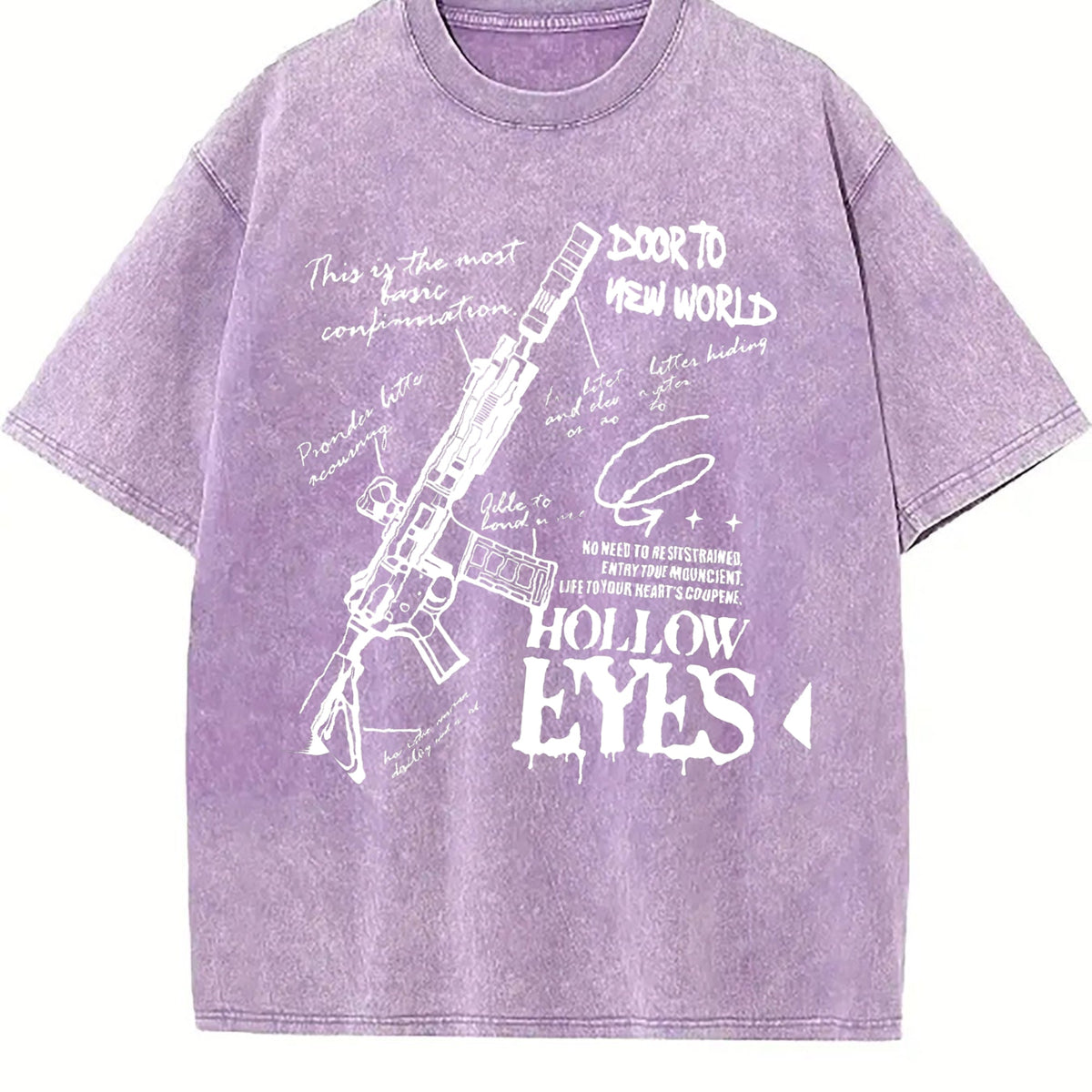 Edgy Punk Gun-themed - Dark Text For Music Festivals product image 6