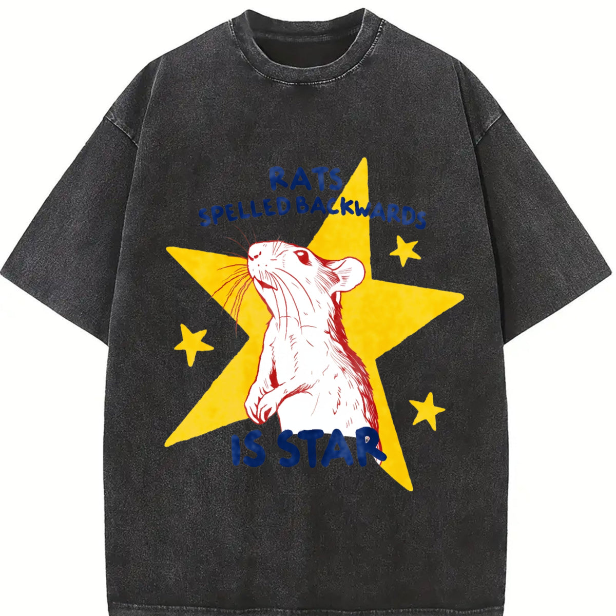 Funny Rat Pun - Meme Vintage Washed T-Shirt product image 2
