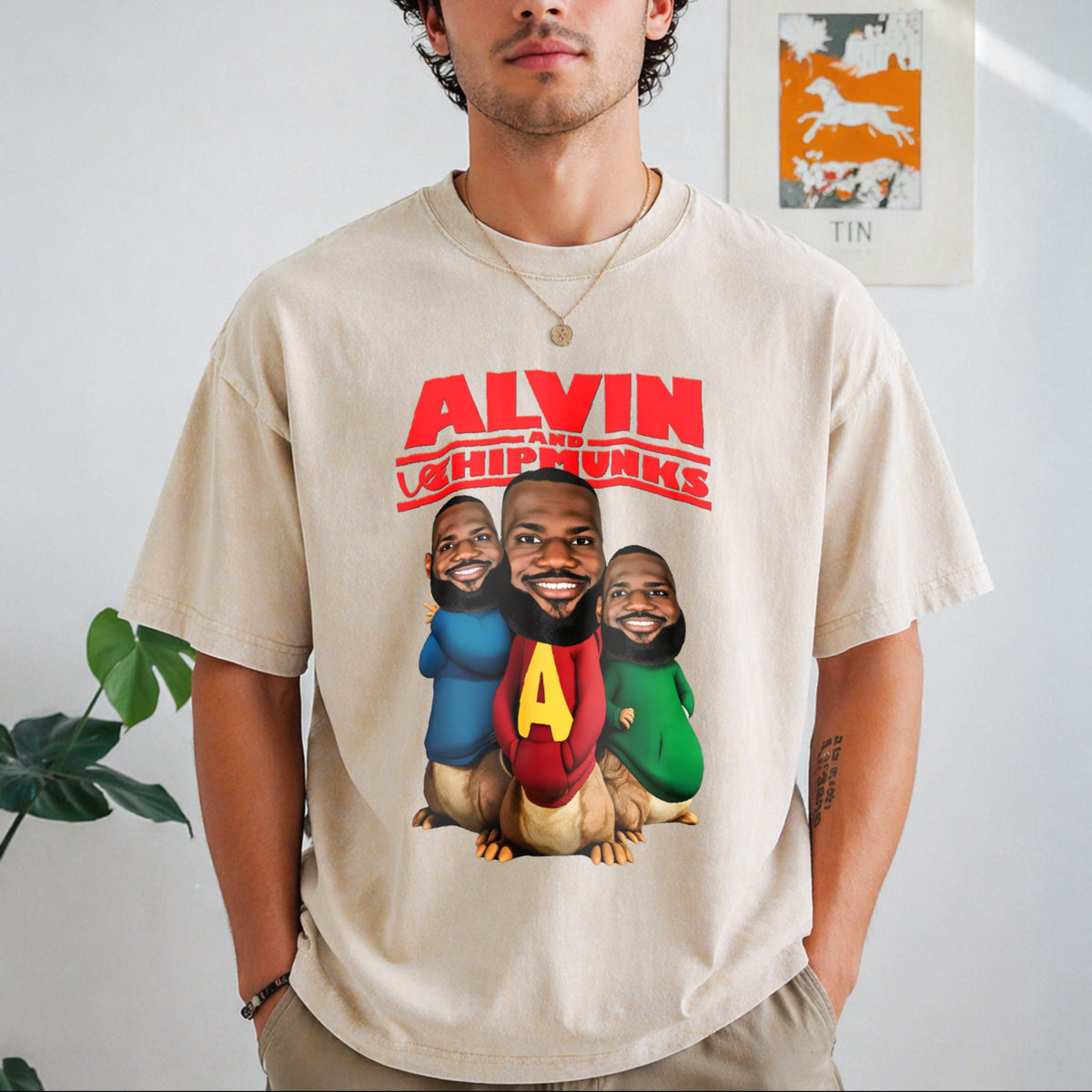 Lebron James Alvin And Chipmunks Bk-130 Vintage Washed product image 1