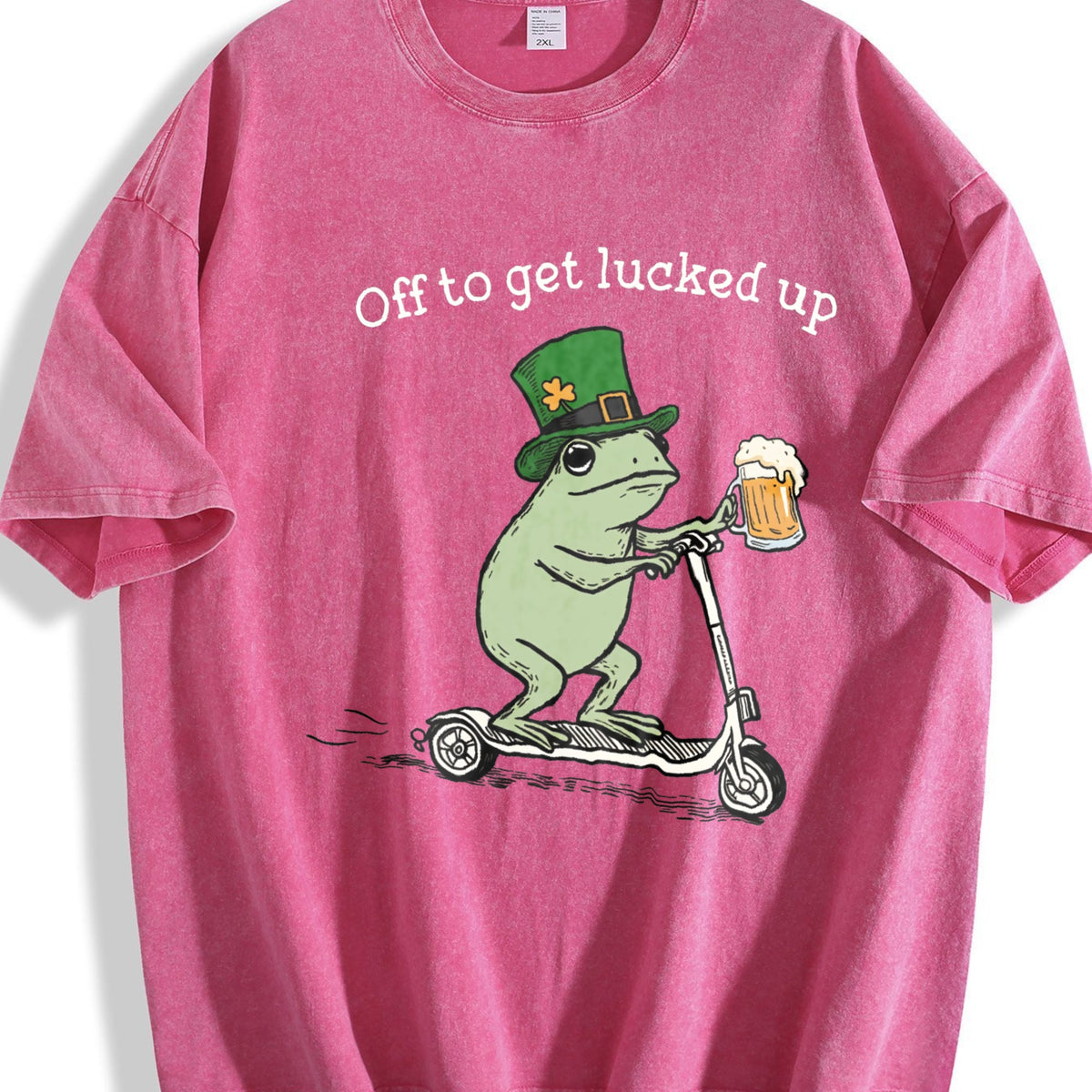 St Patricks Day Funny Frog Off To Get Lucked Up Lucky product image 5