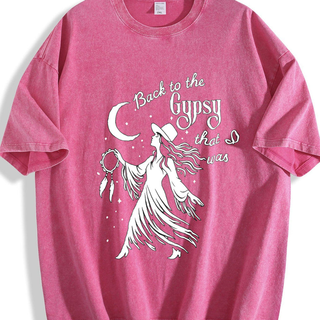Back To The Gypsy I Was Vintage Washed T-Shirt product image 5