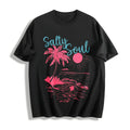 Palm Tree & Sun Cotton T-Shirt product image 1