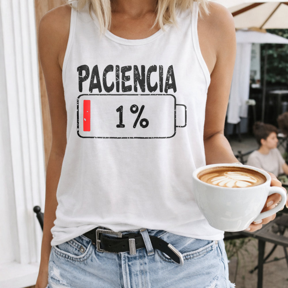 Paciencia One Percent Battery Women's Tank Top