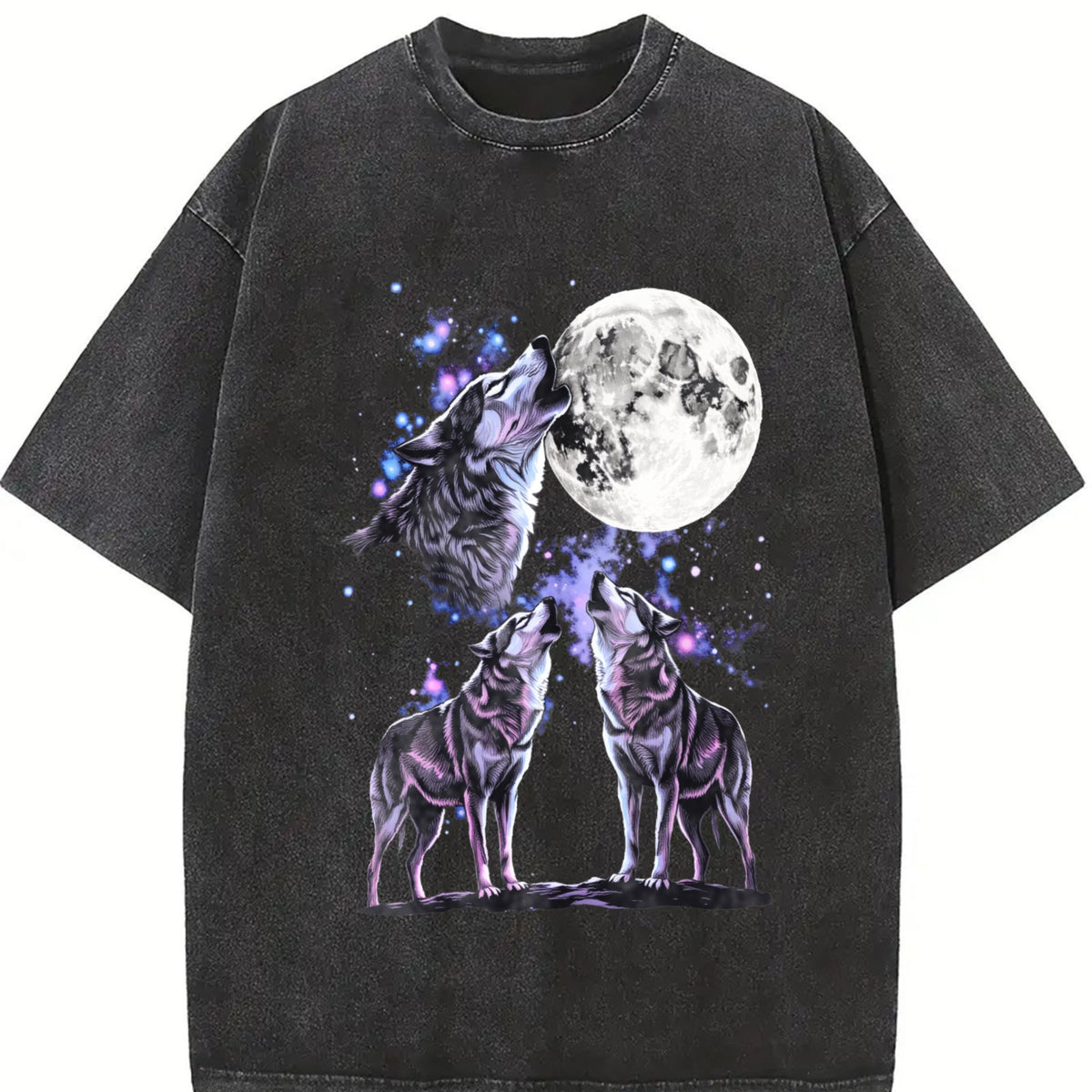 Three Wolf Vintage Washed T-Shirt product image 2